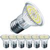 EACLL Lampadine LED E27 6.5W Equivalente a A15 Alogena 100W, Pacco da 6, 900lm 6000K Bianco Fredda, Faretti AC 230V senza Sfarfallio, Angolo a Fascio 120° Spot, Non Dimmerabile Lampade Riflettore