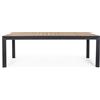BIZZOTTO TAVOLO ALLUNGABILE BELMAR 160-240X100 NERO ANTRACITE 0663192 BIZZOTTO