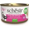 Schesir Complements Filetto Di Pollo Con Prosciutto in Jelly 70g Scatoletta Per Gatti