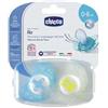 CHICCO (ARTSANA SpA) Chicco succhicco air lum silicone 0-6 mesi 2 pezzi - Chicco - 970801926