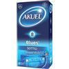 NOVA ARGENTIA Srl IND. FARM Profilattico akuel blues sottile 8 pezzi - Akuel - 983681634