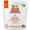 BRIT Care Hypoallergenic Adult Medium Breed con agnello 1kg