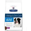 HILL'S Prescription Diet Canine d/d Food Sensitivites Duck & Rice 24 kg (2x12 kg)