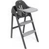 Chicco Sedia Evolutiva Crescendo Up Seggiolone Pappa per Bambini - Etna Black