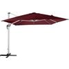 HESPERIDE OMBRELLONE EQUADOR 3 X 4 BORDEAUX (base non inclusa)