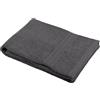 Stof Lovely Casa STOF - Asciugamano da bagno, dimensioni 30 x 50 cm, 100% cotone biologico, colore: Antracite - Modello Lagoon - Biancheria da bagno - Lavare a 40 cm