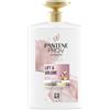 Pantene Balsamo addensante per capelli per volume di capelli con biotina e acqua di rosa, bottiglia XL con dispenser, confezione da 1 l