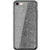 ERT GROUP Custodia alla moda con inserto e lati glitterati in Nero HUAWEI P20 PRO