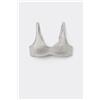 Tezenis Reggiseno Balconcino In Cotone Organico Paris Donna Grigio