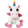ODS - Baby Unicorn, Pegasus, Peluche a Forma di Unicorno 30 cm, con Cuore che si Illumina, Corno Arcobaleno, e Ali Glitterate, +18 Mesi