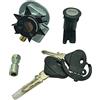 One by camamoto Kit Serrature Completo Blocchetto Chiavi avviamento (cod 77208242 Compatibile con Speedfight-Trekker-X-Fight One)