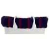 O Bag Bordo O Bag Eco Pelliccia Lapin Rex Acciaio / Viola OBTFF34 Colore Acciaio / Viola - OBTFF34 Colore Acciaio / Viola