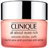 Clinique All About Eyes Rich - Crema Superidratante Contorno Occhi - 15 ML