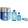 Furbo Furbo Blu After Shave + Shower Shampoo + AQUA WAX Cera per Capelli Confezione 200 ML Lozione Dopo Barba + 500 ML Gel Doccia e Shampoo + 100 ML Gel Capelli - 200 ML Lozione Dopo Barba + 500 ML Gel Doccia e Shampoo + 100 ML Gel Capelli