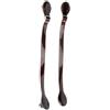 O Bag Doppio Manico in Eco-pelle Corto Vernice Con Fibbia Testa di Moro OBHSPV03 Colore Testa di Moro - OBHSPV03 Colore Testa di Moro