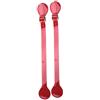 O Bag Doppio Manico in Eco-pelle Corto Vernice Con Fibbia Corallo OBHSPV06 Colore Corallo - OBHSPV06 Colore Corallo