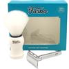 Furbo Rasoio di sicurezza Furbo Tech III + Pennello Professionale VINTAGE WET SHAVING - VINTAGE WET SHAVING