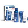 Clarins Gel Moussant Rasage Idéal - Clarins Men Confezione 150 ML Gel-schiuma da barba + 75 ML Gel Dopobarba + 30 ML Gel detergente Viso + 3 ML Olio da Braba - 150 ML Gel-schiuma da barba + 75 ML Gel Dopobarba + 30 ML Gel detergente Viso + 3 ML Olio da …