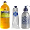 L'Occitane en Provence Karitè - Collection Soins des Mains 500 ML Ricarica Sapone Liquido Mani + 75 ML Crema Mani + Flacone Vuoto in Alluminio - 500 ML Ricarica Sapone Liquido Mani + 75 ML Crema Mani + Flacone Vuoto in Alluminio