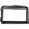 Electric House Mascherina telaio autoradio Adattatore stereo 2 doppio Din compatibile per Fiat 500 L 2012 > 2018 500L NERO per Sostituire autoradio originale MS445/ST