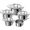 Zwilling Batteria di Pentole Twin Classic 9 pz Acciaio Inox