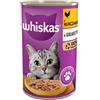 WHISKAS Adult 400g - Alimento umido completo per gatti adulti, pezzi di pollo in gelatina