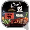 CESAR Natural Goodness in vaschetta 100g alimento umido completo per cani adulti con manzo, ceci, carote e mirtilli