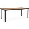BIZZOTTO Tavolo da Giardino Rettangolare Bizzotto Niagara 190X90CM Antracite - 663890
