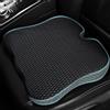 inaepeak Cuscino per seggiolino auto per guida, cuscino a cuneo per coccige con memory foam, fodera in rete traspirante/lavabile/antiscivolo, cuscino per rialzo per persone basse, camionista (nero)