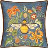 Evans Lichfield Fodera per cuscino con bordino in ciniglia Hawthorn Bee