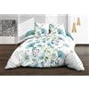Le linge de Jules Bloom - Parure lenzuolo con angoli 160 x 200 + 2 T, in puro cotone a 57 fili,