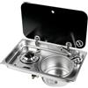 Osculati Piano cottura 1 fuoco - lavello DX con miscelatore Lavandino - 1 PZ Osculati -