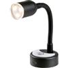 Osculati Faretto LED snodato nero 240 mm - 1 PZ Osculati - 13.867.36 - 1386736