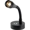 Osculati Faretto LED snodato total black - 1 PZ Osculati - 13.867.31 - 1386731