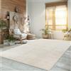 Paco Home Tappeto per soggiorno Unicolore Lavabile Morbido pelo corto morbido, Dimensione:300x400 cm, Colore:Crema 4