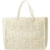 TWINSET Borsa shopper 'Bohémien' in crochet di cotone