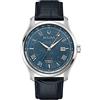 Bulova Orologio Analogico Automatico Uomo con Cinturino in Pelle 96B385