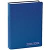 Quo Vadis 023001Q Diario Scolastico EUROTEXTAGENDA 15 Multilingua Anno 2025-2026 Colore Blu Formato 10x15cm Giornaliera 12 Mesi Agosto-Luglio Carta Bianca Copertina Morbida effetto tessuto Galaxy