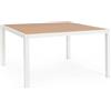 BIZZOTTO Tavolo da Giardino Quadrato Bizzotto Hilija 136X136CM Bianco - 664017