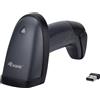 Equip Lettore di codici a barre portatile Equip Led Wireless 1D/2D 3.7V 1500mAh 220letture/s Nero [351024]