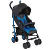 Chicco Echo Passeggino Leggero Pieghevole da 0 Mesi a 22 kg, Passeggino Reclinabile e Compatto con Manicotto Paracolpi, Posizione Nanna, Chiusura a Ombrello, Capote Trasformabile -Blu