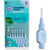 TePe Scovolino TePe, Extra Soft, Blu, 0.6mm/ISO 3, 8pz, rimozione placca, pulizia interdentale efficace, per spazi medi