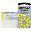 Rayovac Extra 10, 80 batterie per apparecchi acustici, ad alta potenza, batterie zinco-aria, 10 blister, giallo, 10AUX-8XEMF-10