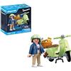 PLAYMOBIL Cars 71621 1969 Vespa 150 Sprint Veloce, Verde Chiaro, Modello Fedele per Collezionisti e Appassionati, comprende Molti Accessori e Varie opzioni per la Sella