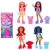 Barbie - Chelsea Pop Reveal Serie Frutta, bambola con 5 sorprese profumate ed effetto cambia colore, include un cucciolo interattivo e accessori, giocattolo per bambini, 3+ anni, HRK58