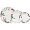 Tognana Candy Christmas, Servizio piatti 18 pezzi, porcellana, Bianco