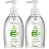 L.manetti-H.roberts SpA Div.mm OMIA Non Sapone Viso Mani Aloe Vera Set da 2 2x300 ml Detergente
