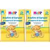 HiPP Biologico Anellini di Cereali al Sapore Formaggio 2x25 g Snack