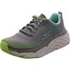 Skechers Ammortizzazione Massima Elite, Scarpe da ginnastica Donna, Grigio Tessile Lime Trim, 38.5 EU