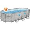 Bestway Piscina Ovale SplashView Steel Pro Max (549x274x122cm) con Pompa a Filtro Art. 56716 - Steel Pro Max (549x274x122cm)